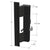 CRL Black Plastic Surface-Mount Hook Handle, 4-15/16 in Screw Centers