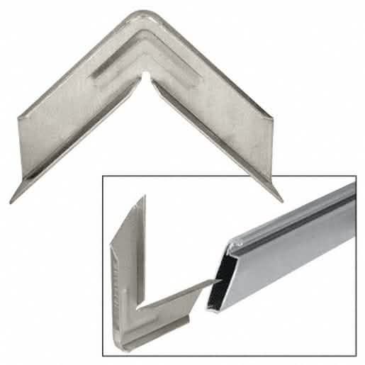 CRL Aluminum Screen Frame Corners for 7/16" WSF1257 - Durable, Easy Installation