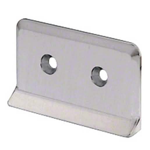CRL Brushed Nickel Drip Plate for Prima Hinges - Sleek, Durable, Easy Installation