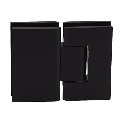 Junior Geneva JRG1800RB oil-rubbed bronze 180 glass-to-glass brass shower hinge, square profile