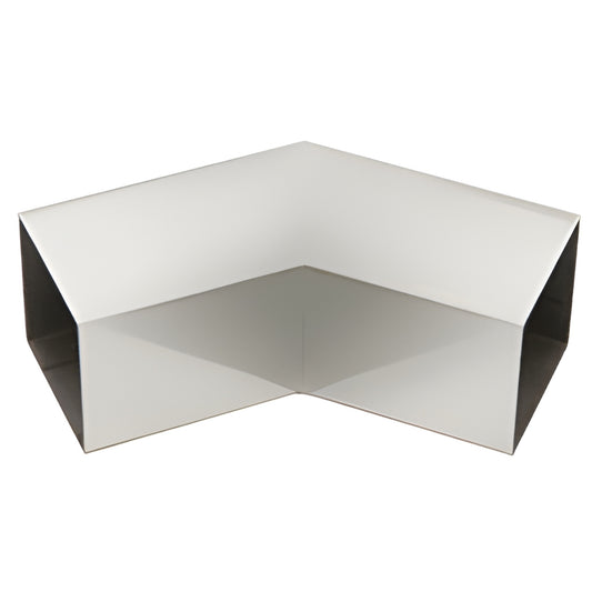 HRS15H3PS polished stainless steel 135 interior square slip-fit horizontal corner for 1-1/2" (38mm) handrail