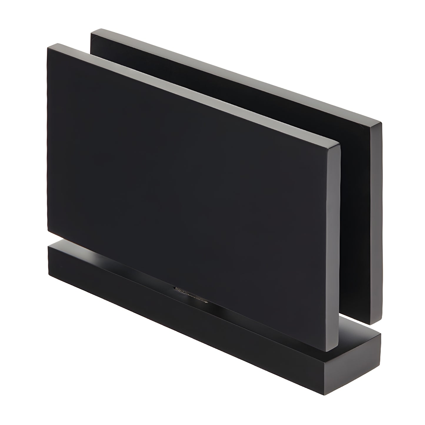 Oil-rubbed bronze top-and-bottom pivot hinge for 1/2" (12mm) tempered glass shower doors.