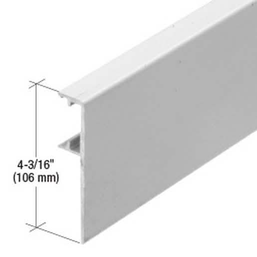 Satin Anodized Track Cover for Wood Doors, 118" - CRL70 Series, Durable & Stylish Finish