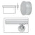 CRL Satin Anodized Aluminum 1.9 in Railing End Cap