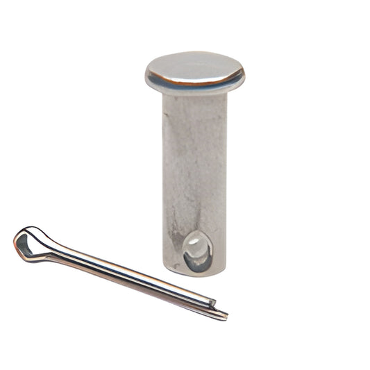 CRL Glass Awning replacement pin (GASP1N) stainless pivot pin with cotter clip for awning hardware