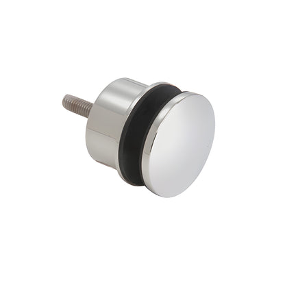 Polished 316 stainless steel glass standoff RS0B215PS, 2 in. diameter, 1 in. projection