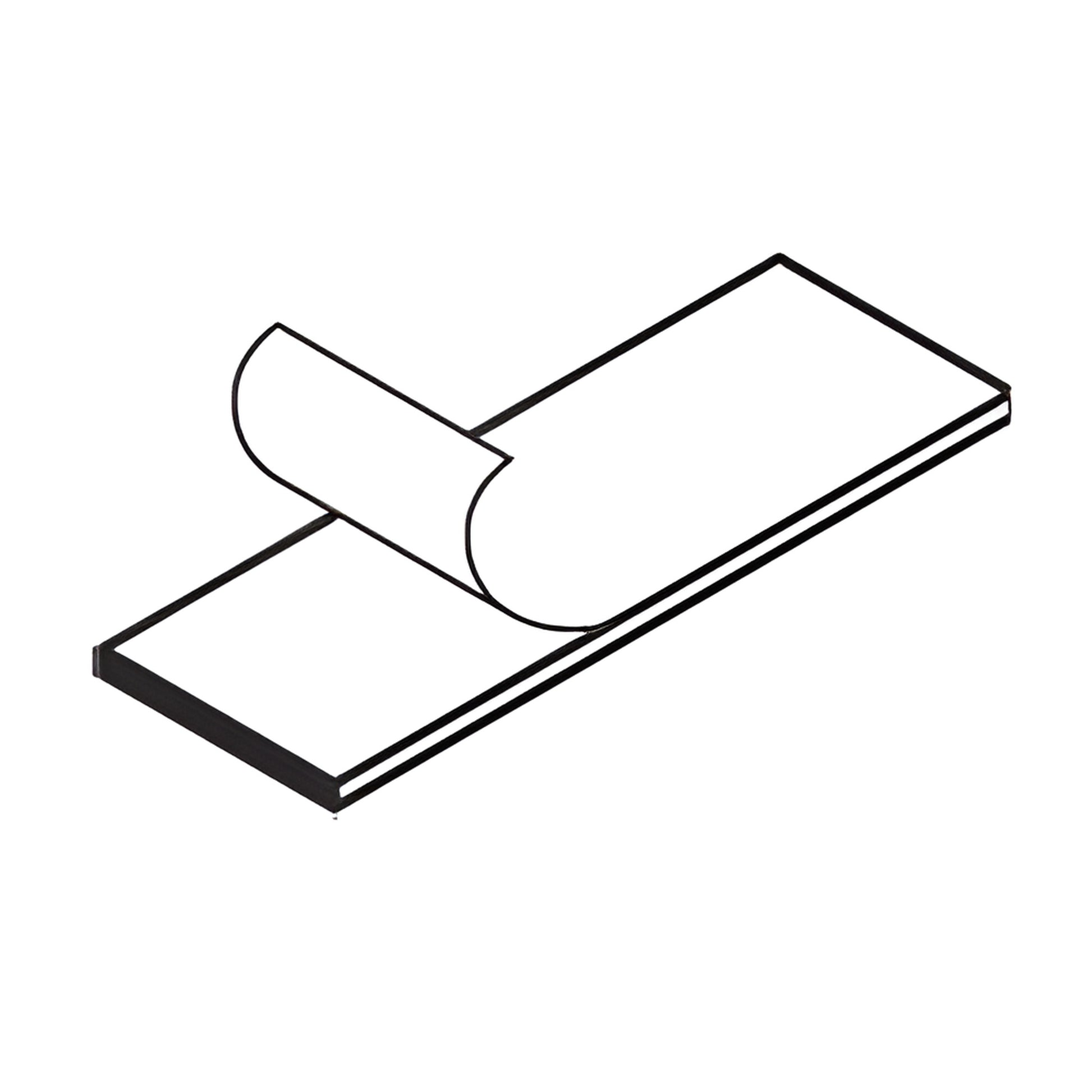 WB901 mill finish extruded aluminum hardware profile for hurricane resistant storefront/curtain wall systems