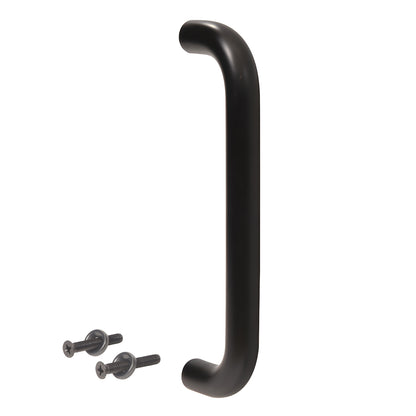 Oil rubbed bronze 1 in aluminum single-sided pull handle with two thru-bolts, SKU M1651010B