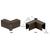 CRL Adjustable Oil-Rubbed Bronze Sleeve-Over Glass Clamp for Railing