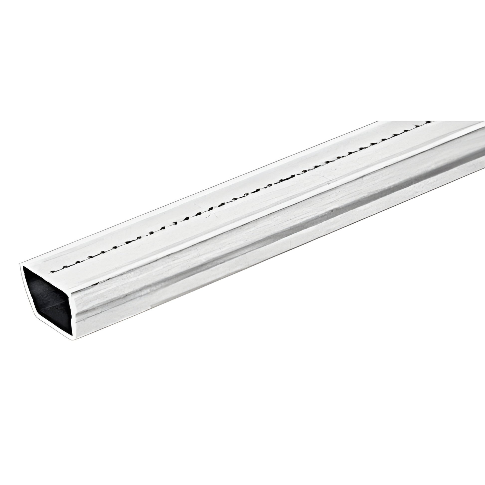 Clear anodized single-seal insulating glass spacer, 1/2 in wide, laser-welded, SKU 3939