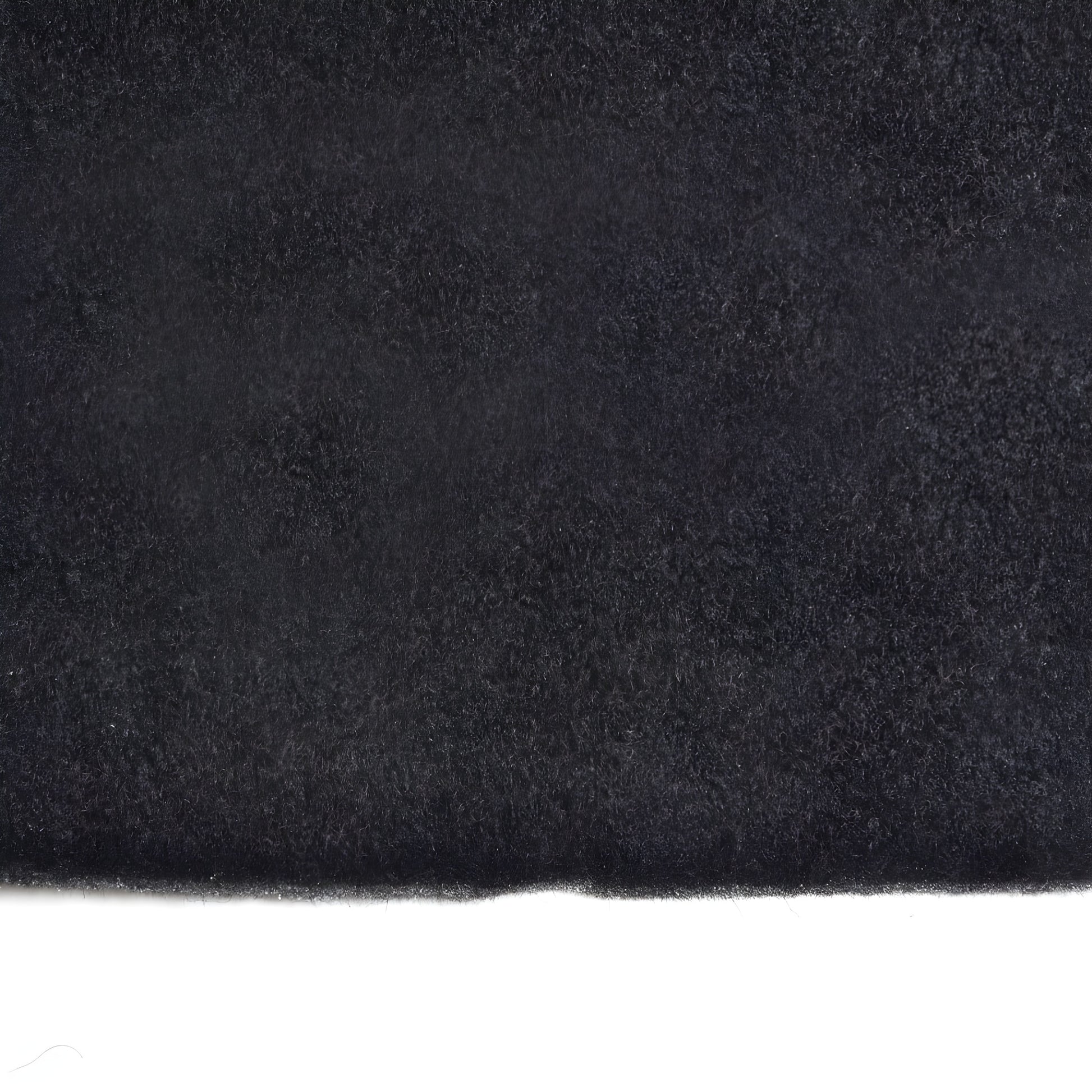 Black glass cutting carpet roll CPT12X15 - 12' wide x 15' long, abrasion-resistant Dilour surface for glass work.