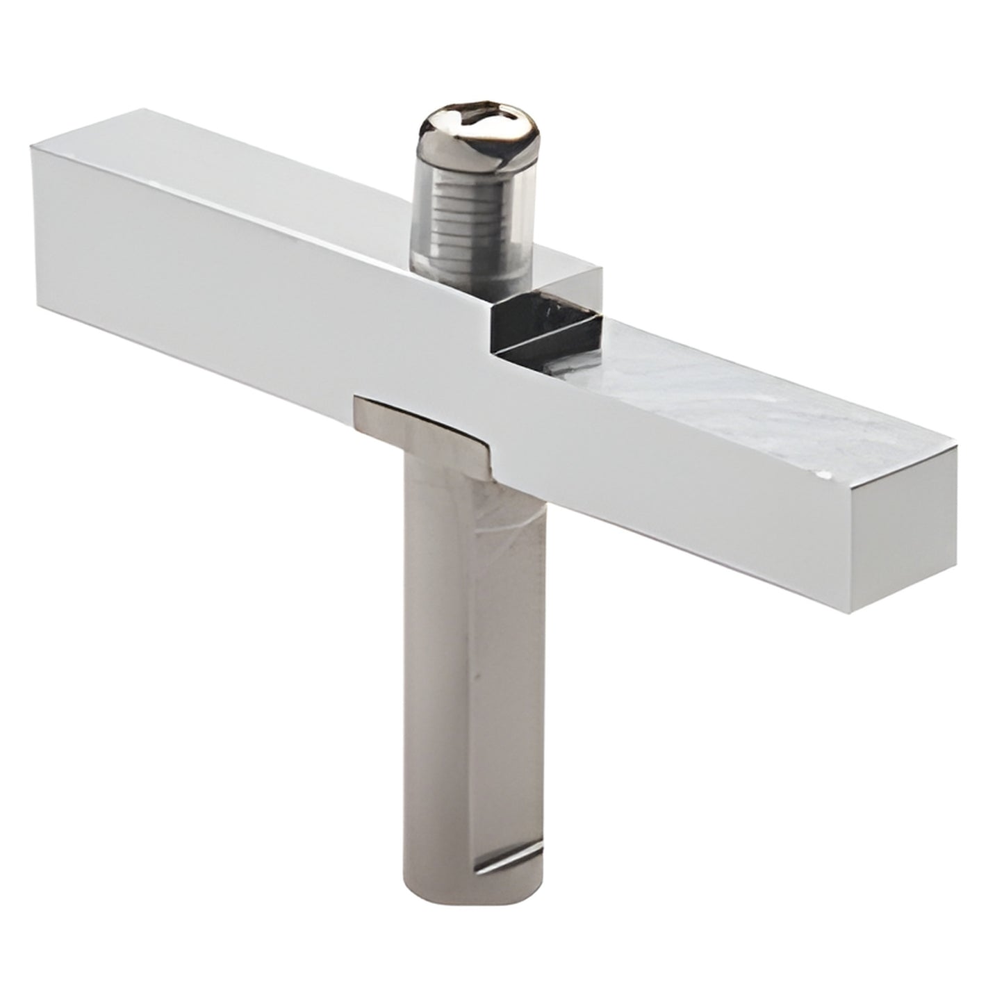 SRHAB01BA bright anodized brass adapter block for Senior pivot hinges - adjustable mount for 12mm monolithic tempered glass.