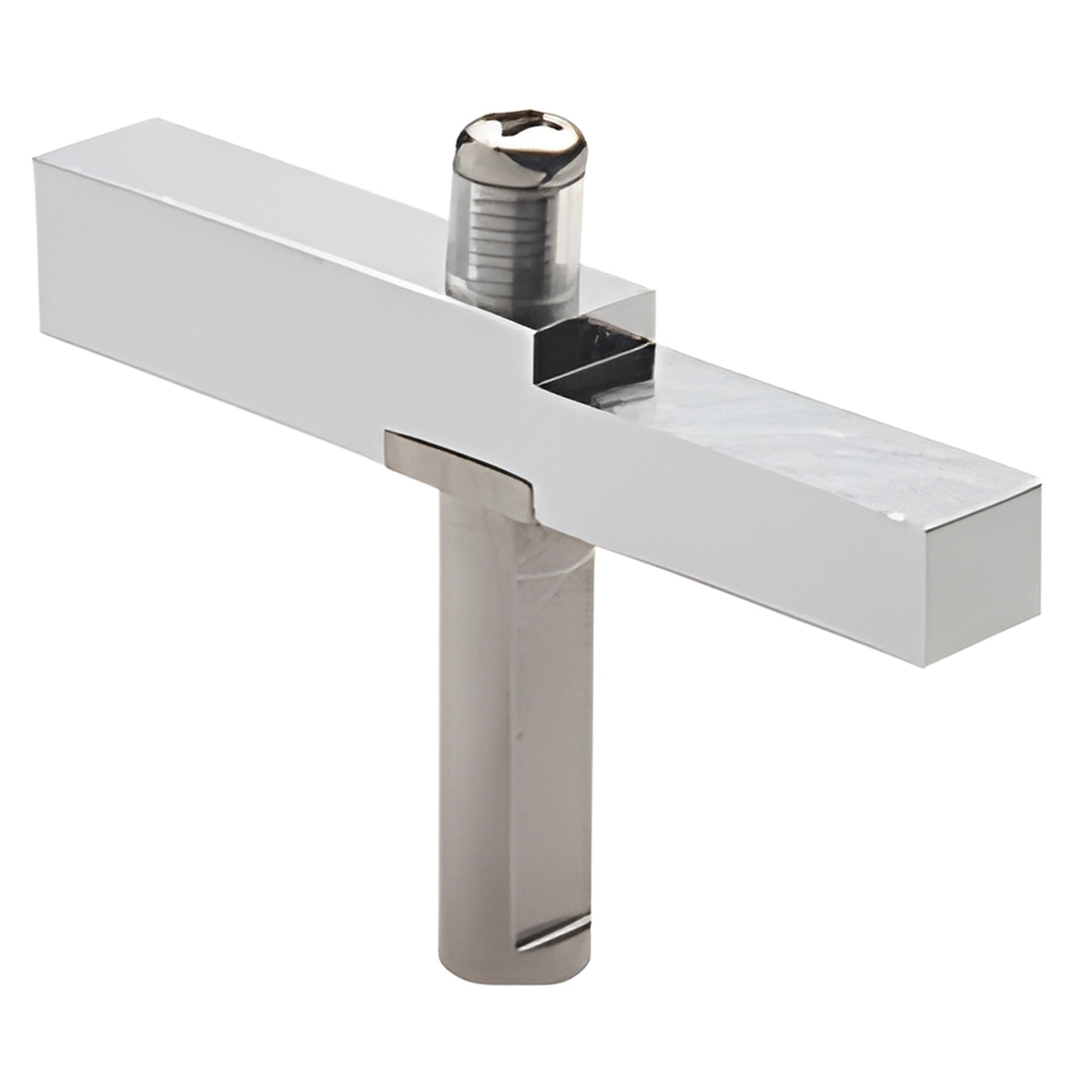 SRHAB01BA bright anodized brass adapter block for Senior pivot hinges - adjustable mount for 12mm monolithic tempered glass.