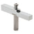 CRL Brite Anodized Adapter Block Replacement for Senior Prima Hinges