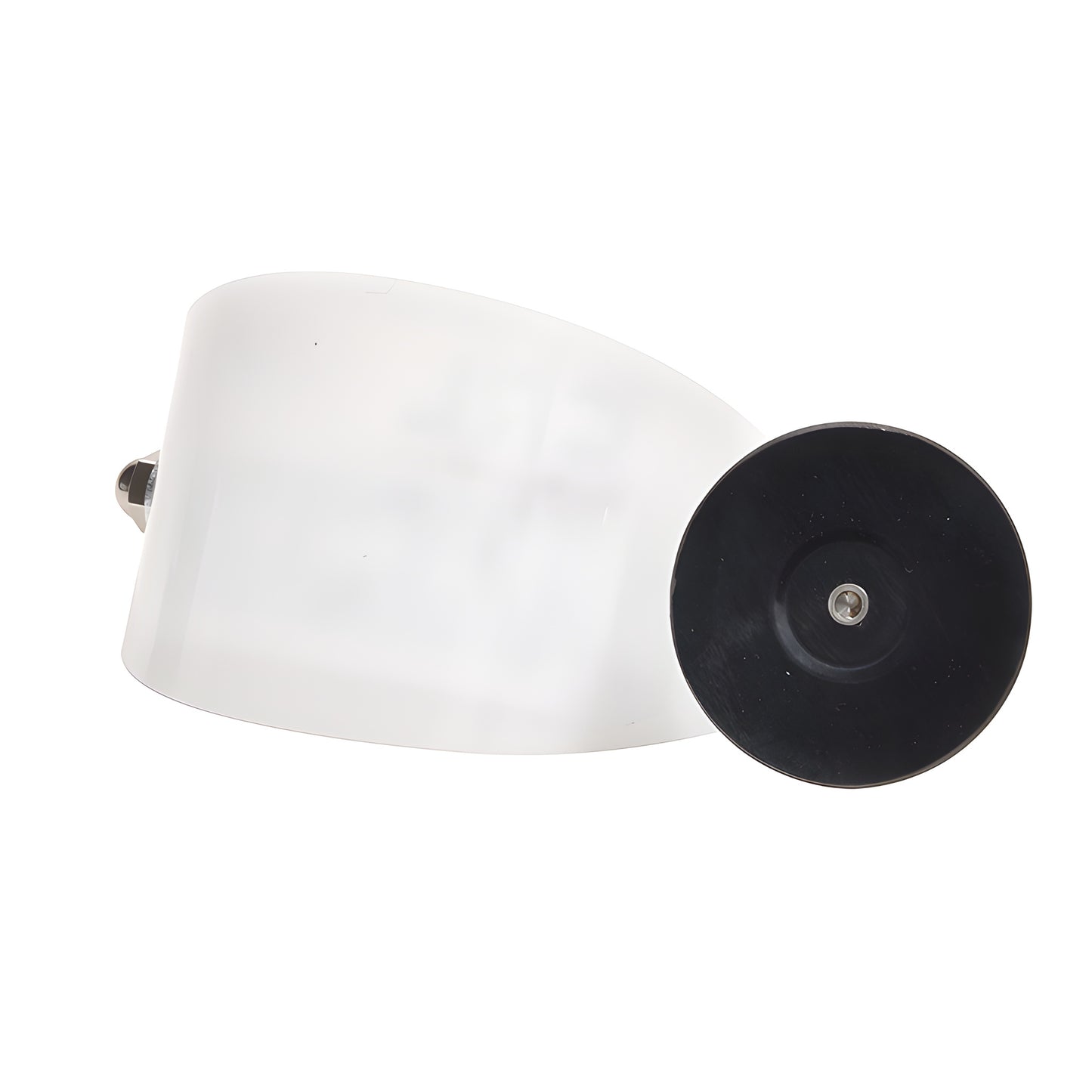 CRL EZ1010 deglazing tool - white plastic hand guard, black handle and round metal blade