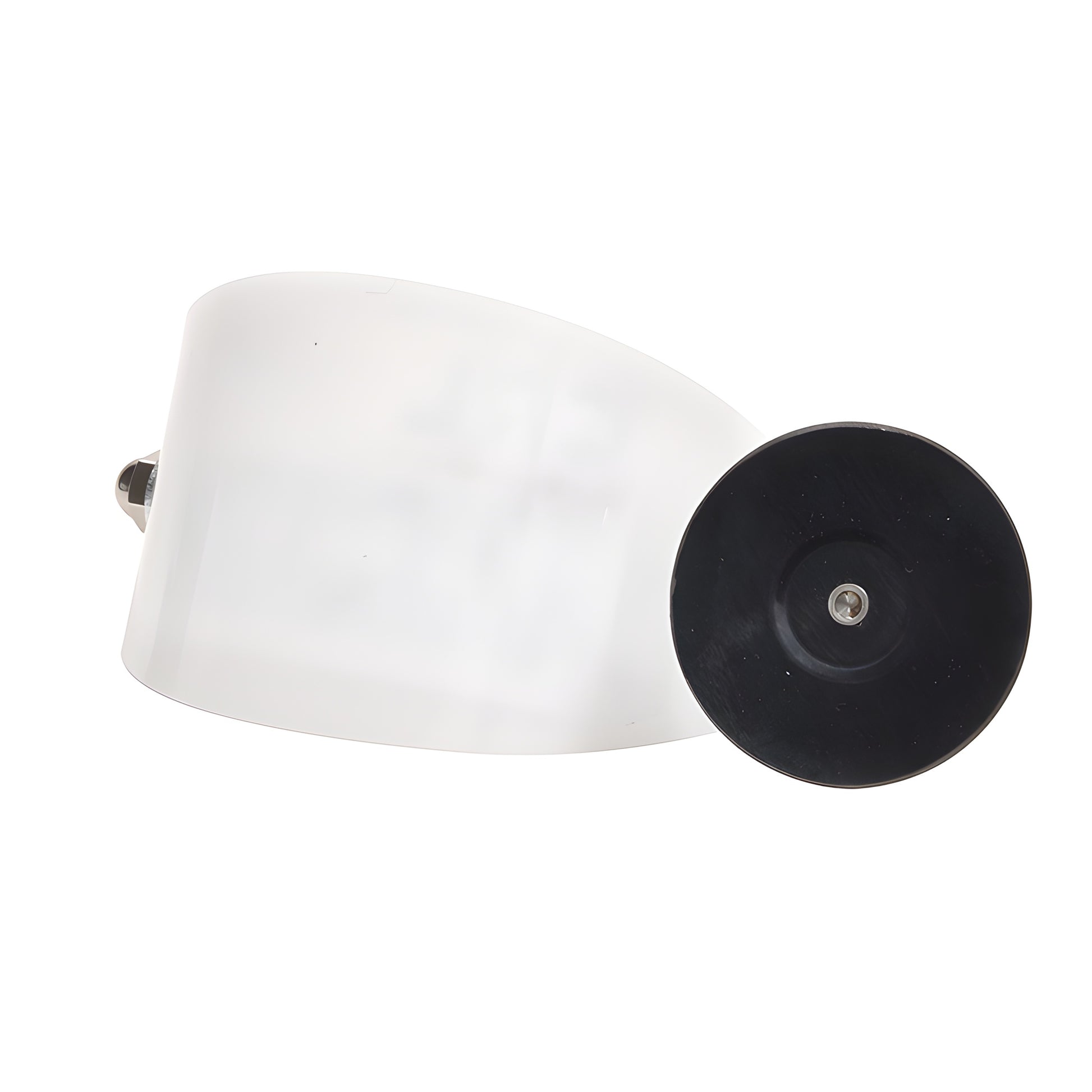 CRL EZ1010 deglazing tool - white plastic hand guard, black handle and round metal blade