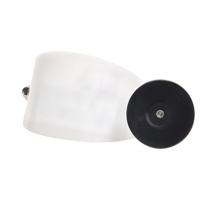 CRL EZ1010 deglazing tool - white plastic hand guard, black handle and round metal blade