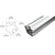 CRL 72" Silver 2" x 2-3/8" 135° Rectangular Glass Railing Post