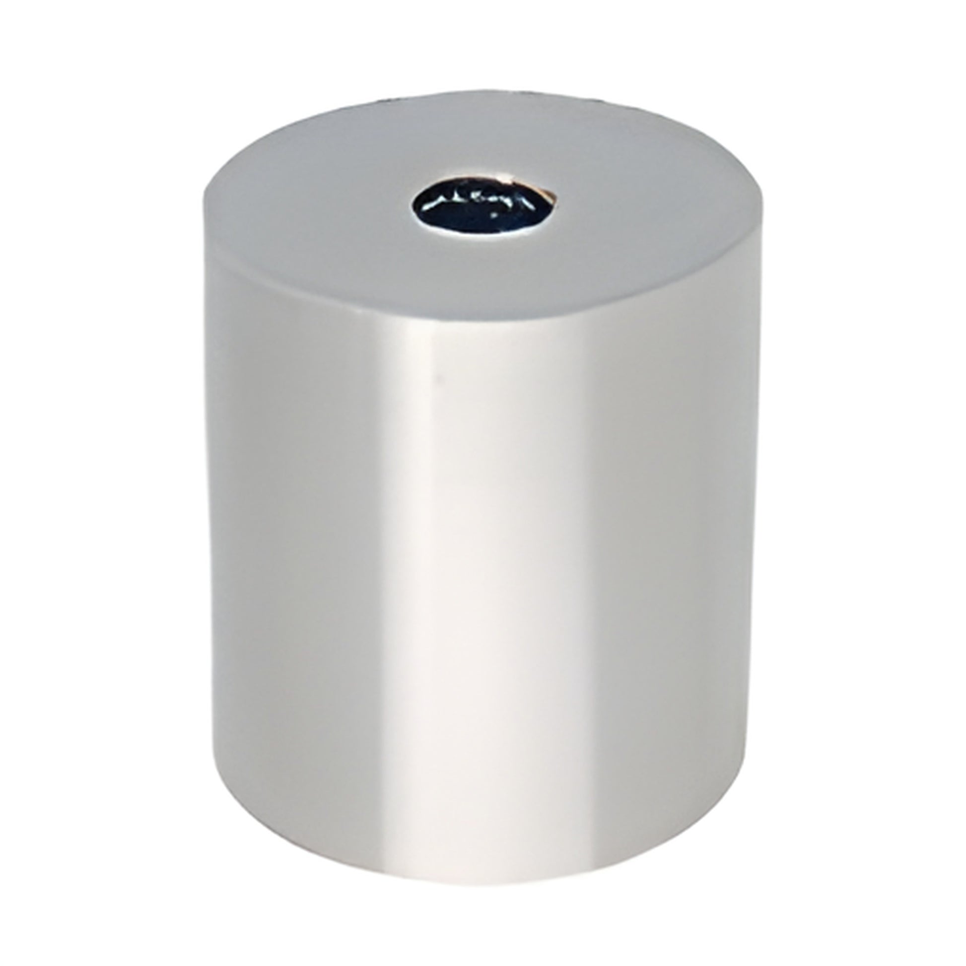 2 in diameter brushed stainless round standoff base ACSB22BS, 3/8-16 threaded, 2 in long