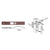 CRL Dark Bronze Radius Faceplate Replacement for DL2140 Deadlatch