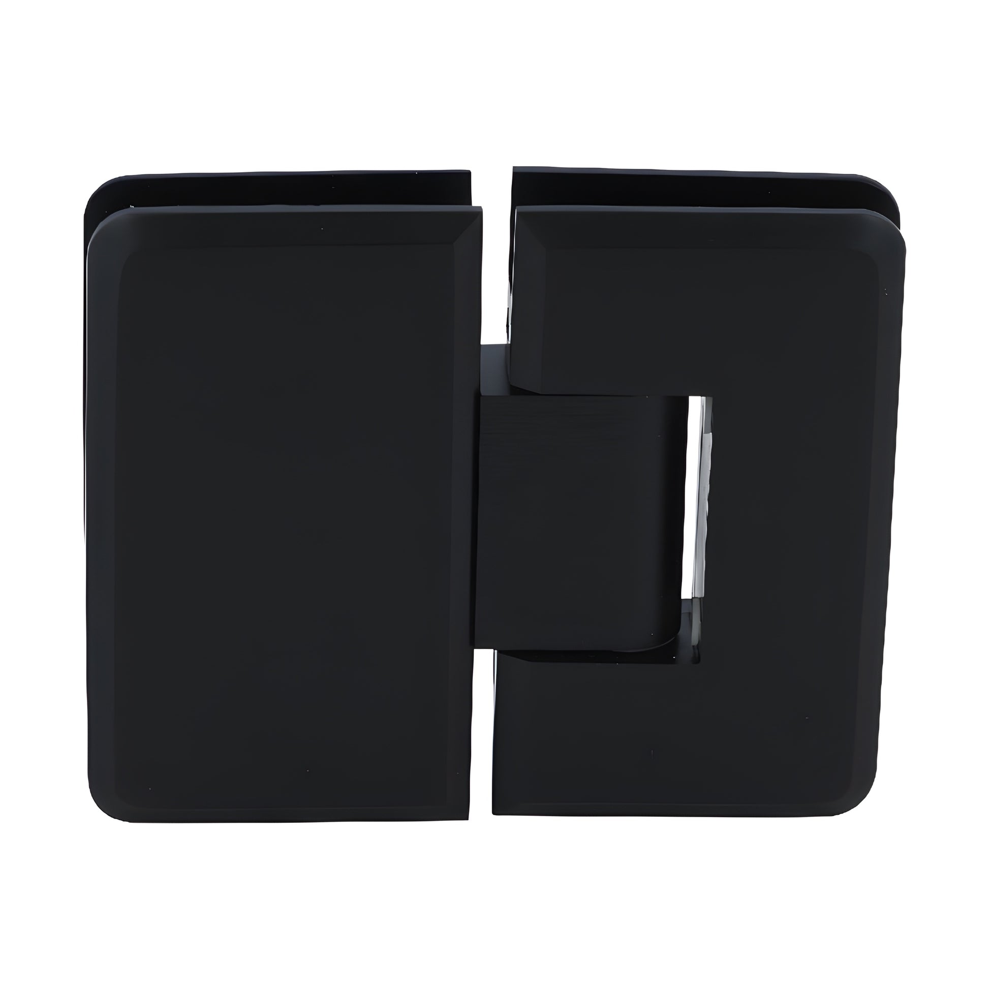 Oil-rubbed bronze glass-to-glass 180 beveled shower hinge, solid brass Cologne series - SKU C0L1800RB