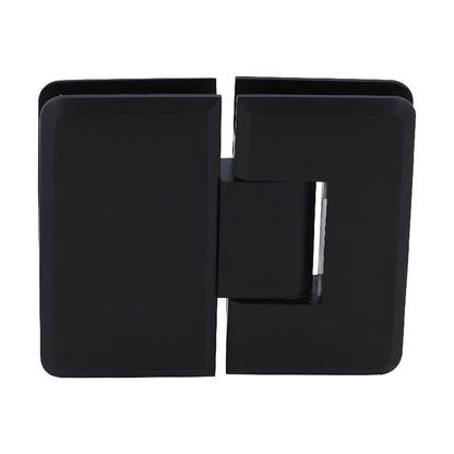 Oil-rubbed bronze glass-to-glass 180 beveled shower hinge, solid brass Cologne series - SKU C0L1800RB