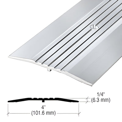 CRL 4" x 73" Aluminum Commercial Door Saddle Threshold