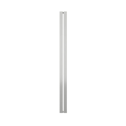 Polished stainless steel I-Style square tubular shower door handle, back-to-back for 3/8" glass (SKU HPH481PS)