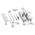 CRL Madrid Series Polished Chrome Frameless Shower Door Hinge Kit