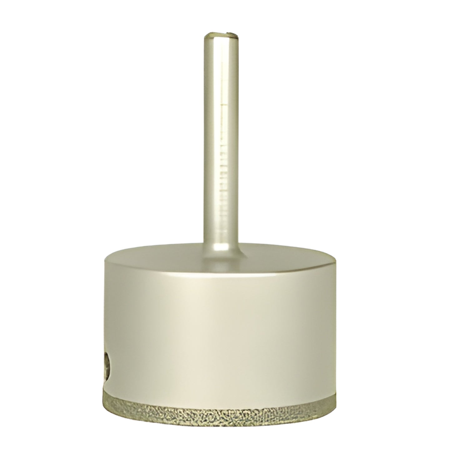 EDD134 diamond-plated hole saw drill, 1-3/4" diameter with 3/8" reduced round shank for glass and tile