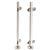 CRL Polished Stainless Steel Schedule 40 Custom Glass Railing Post