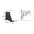 CRL Black Plastic Replacement Pull Tabs for Windows - Carded