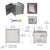 CRL Primed Package Receiver for Steel Door - Level 3 Security
