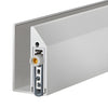 FBC38DSSA Satin-anodized adjustable drop-down door seal for Fallbrook sliding doors, aluminum U-channel