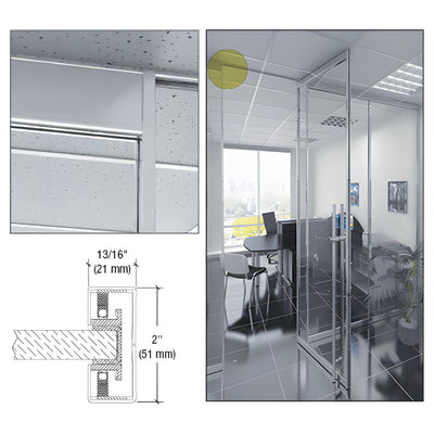 CRL-U.S. Aluminum Narrow Door Jamb 120 in Satin Anodized