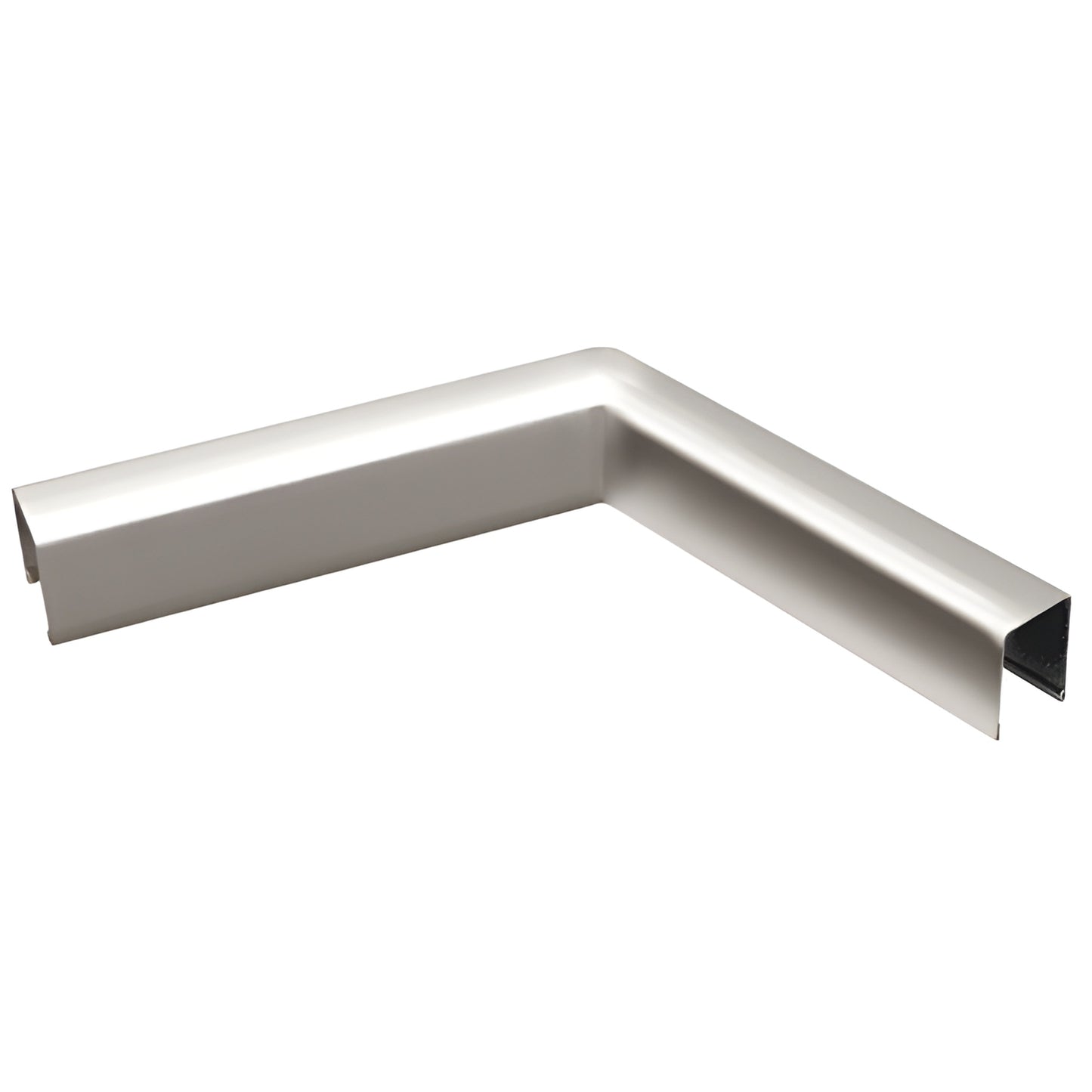 CRL GRUC7HPSC polished stainless steel 90 horizontal corner for 3/4" (19 mm) glass cap rail - welded, ready-to-install