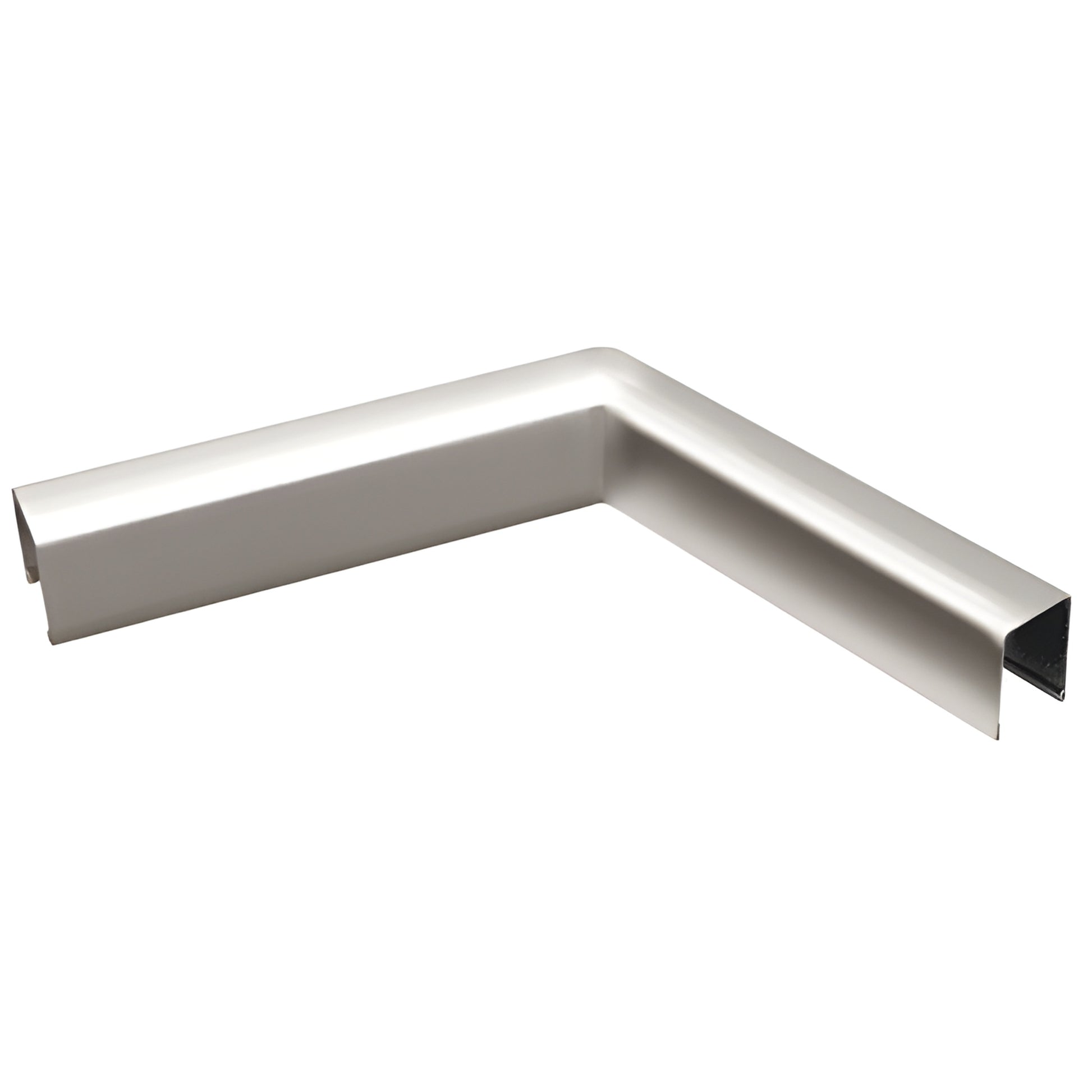 CRL GRUC7HPSC polished stainless steel 90 horizontal corner for 3/4" (19 mm) glass cap rail - welded, ready-to-install