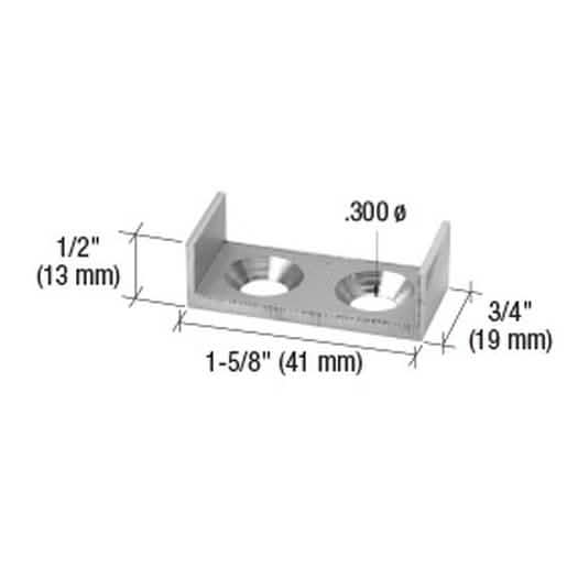 CRL Floor Guide for OTS/SPS: Durable, precise alignment for sliding door systems.