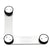 CRL Laguna Brushed Stainless Glass Transom/Sidelite Support Bracket