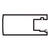 CRL-U.S. Aluminum Inactive Meeting Stile 9/16" Dark Bronze/Black