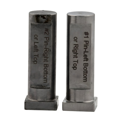 CRL P1VP1N stainless steel Prima 5 pivot pin set - top and bottom pins for shower door hinges