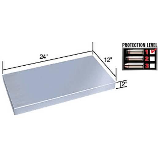 CRL Stainless Steel 24x12 Shelf - Durable, Modern, Easy Install for Home or Office.