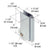 CRL 1.5 in Nylon Wardrobe Door Replacement Roller