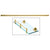 CRL 36 in Brass Shelf Support Rod for Cabinets & Closets