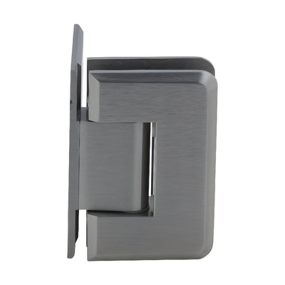 CRL Pinnacle 544 5° Brushed Nickel Wall-Mount Offset Glass Door Hinge