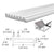 CRL PVC Slotted Rack Flooring — Heavy-Duty Anti-Slip Decking