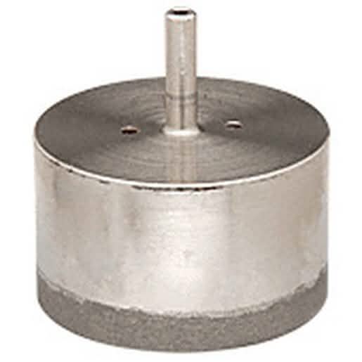 CRL 3-1/2" DCD Straight Shank Electro-Formed Diamond Drill for precision glass drilling.