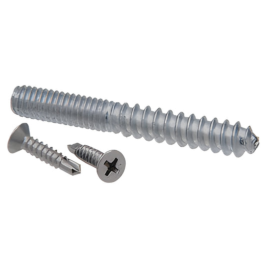 RSP3BS stainless replacement screw pack - two Phillips self-drilling screws and one hanger bolt