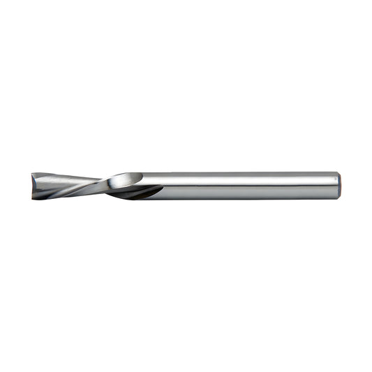 CRL HSS spiral router bit SKU J40108, 1/4" shank for cutting aluminum extrusions