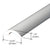 CRL Brite Anodized Half-Round Threshold for Frameless Shower Door